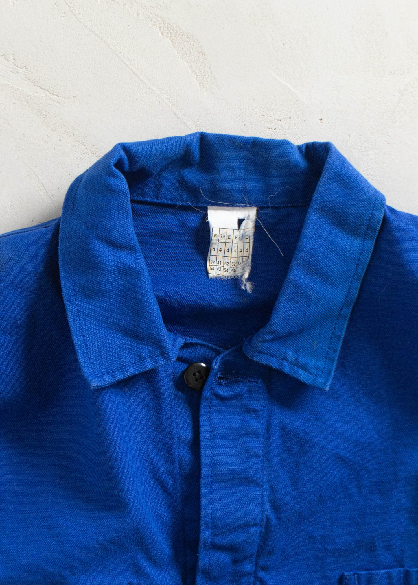 Vintage 1980s Bleu de Travail Workwear Chore Jacket Size XL/2XL