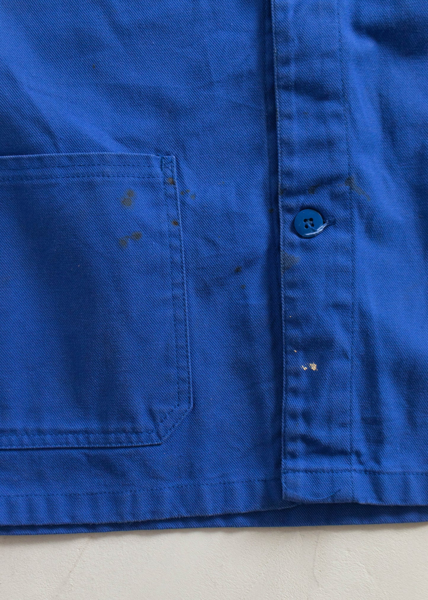 Vintage 1980s Bleu de Travail Workwear Chore Jacket Size L/XL