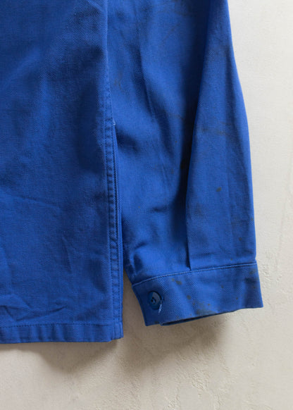 Vintage 1980s Bleu de Travail Workwear Chore Jacket Size L/XL