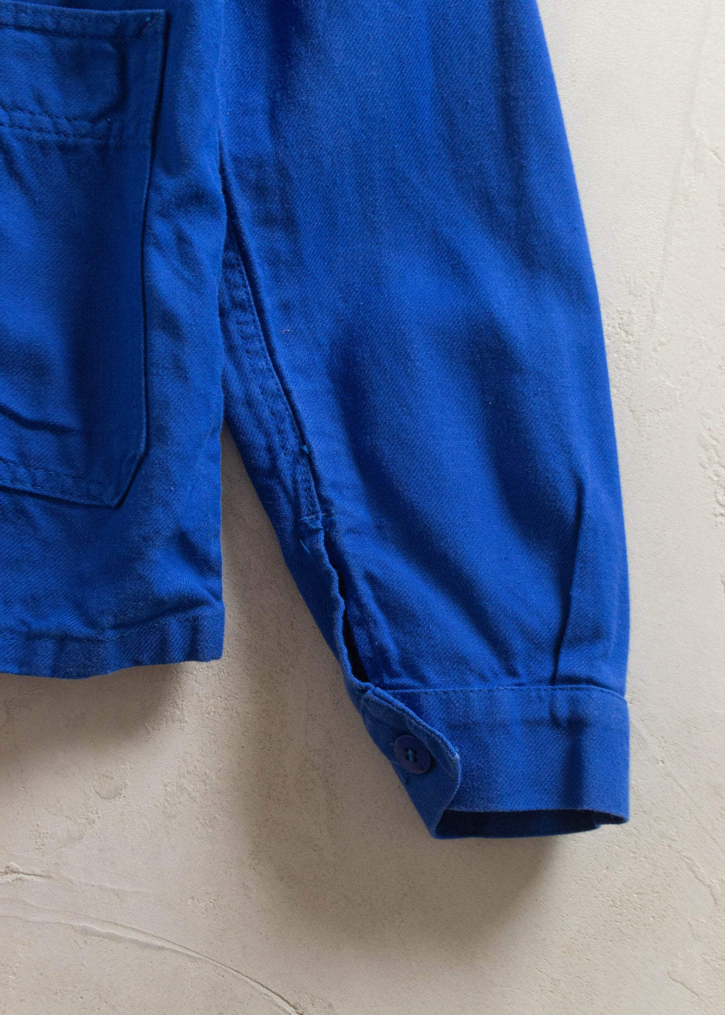 Vintage 1980s Bleu de Travail Workwear Chore Jacket Size M/L