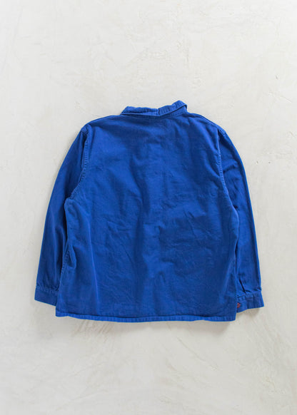 Vintage 1980s Bleu de Travail Workwear Chore Jacket Size L/XL