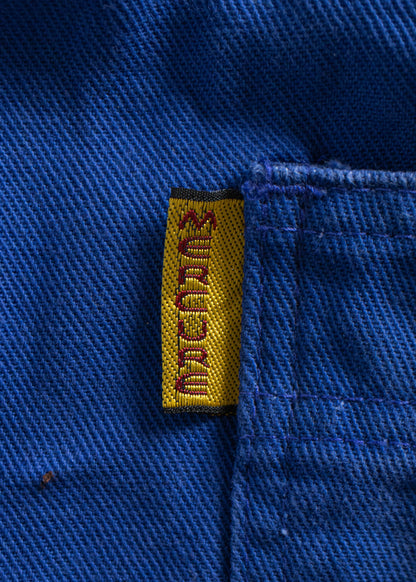 Vintage Mercure 1980s Bleu de Travail Workwear Chore Jacket Size M/L