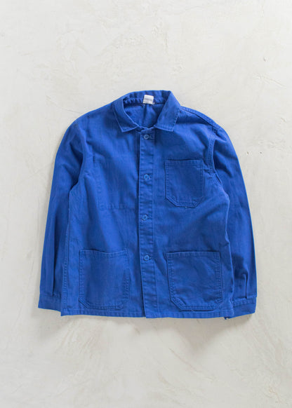 Vintage 1980s Bleu de Travail Workwear Chore Jacket Size M/L