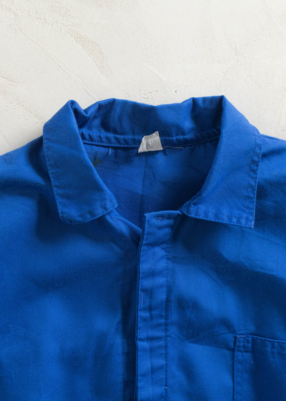 Vintage 1980s Bleu de Travail Workwear Chore Jacket M/L