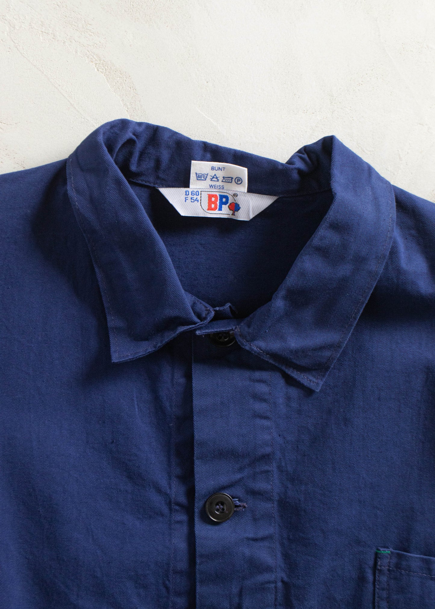 Vintage 1980s BP Bleu de Travail Workwear Chore Jacket Size XL/2XL