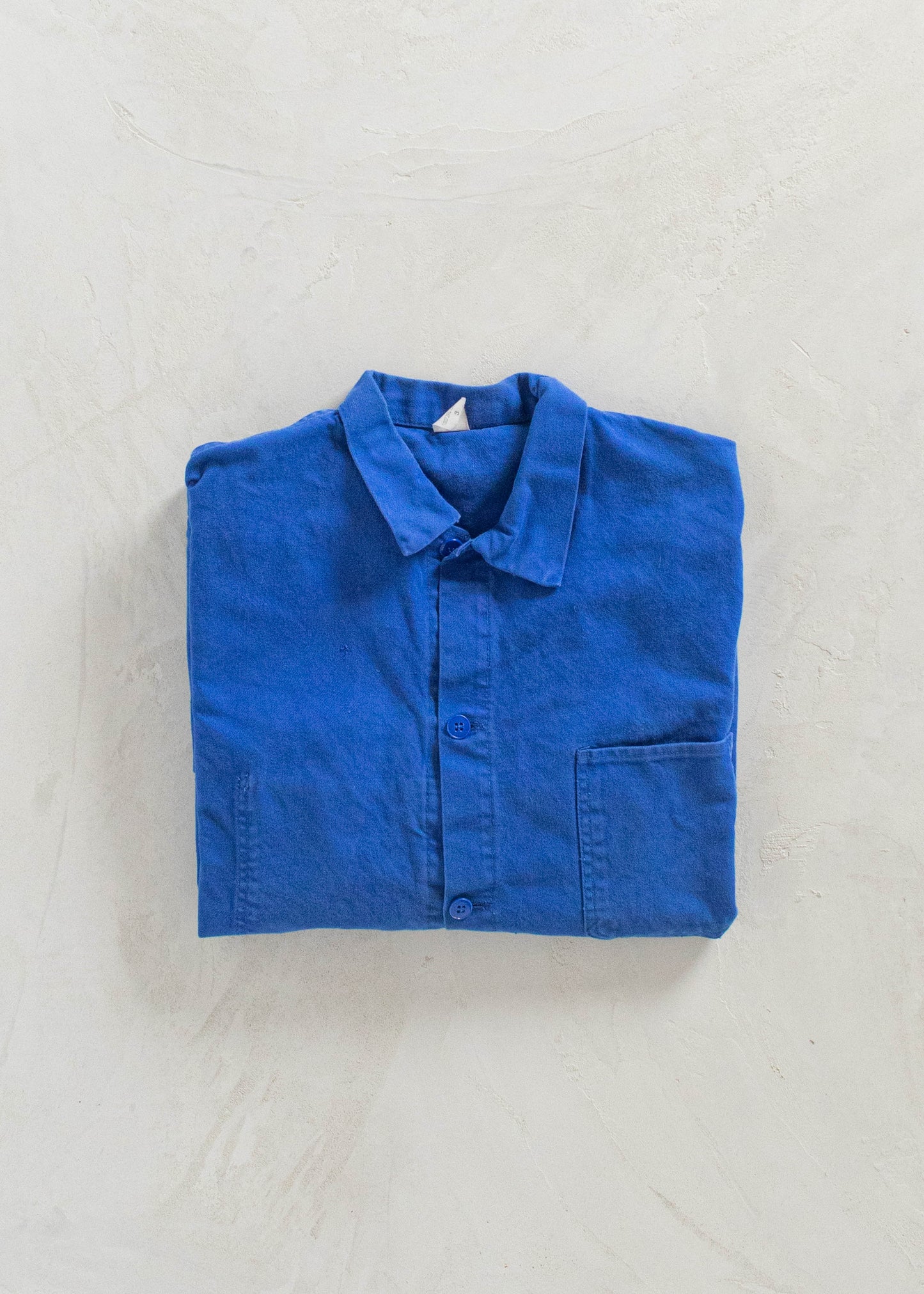 Vintage 1980s HVS Bleu de Travail Workwear Chore Jacket Size M/L