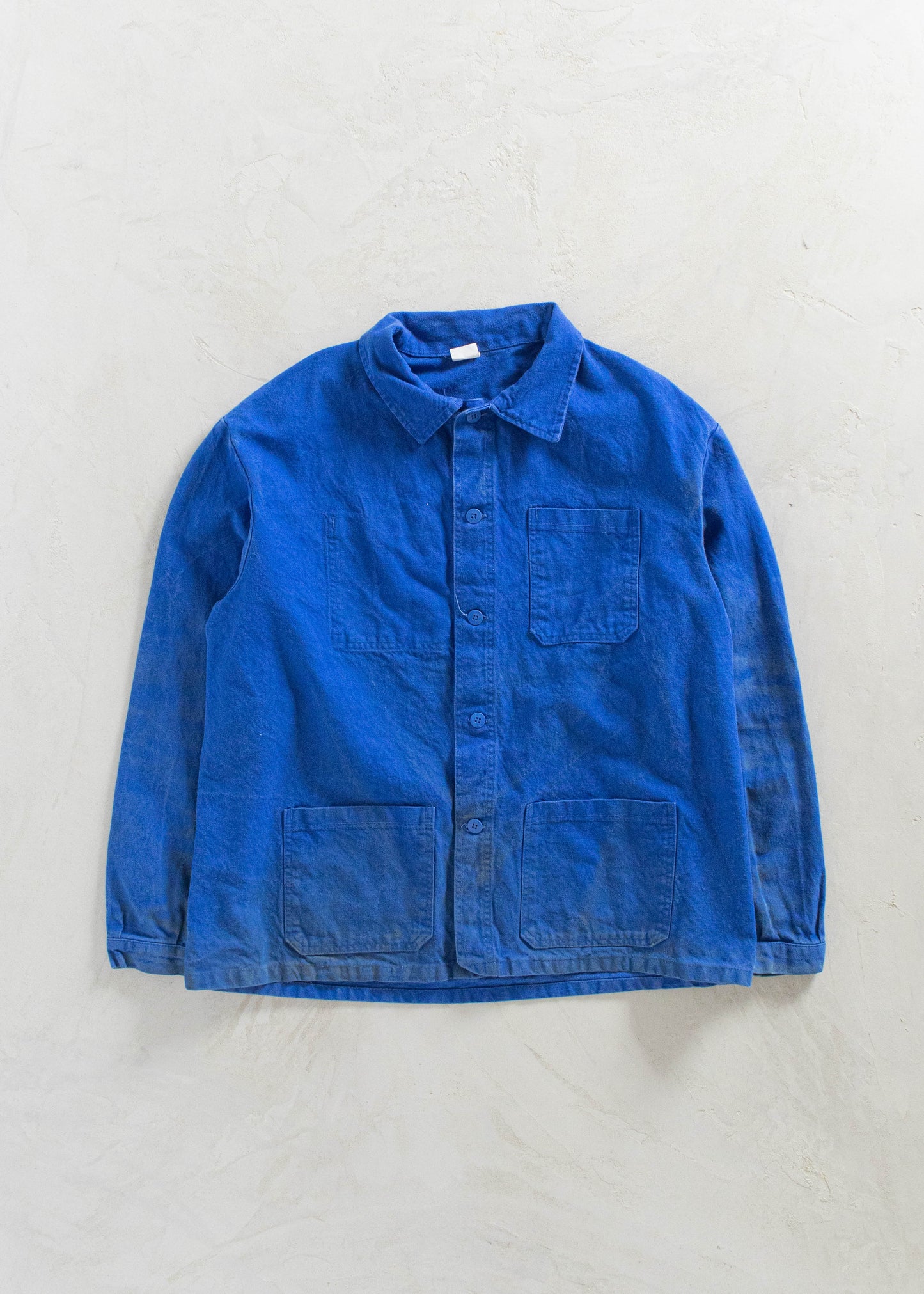 Vintage 1980s Bleu de Travail Workwear Chore Jacket Size XL/2XL