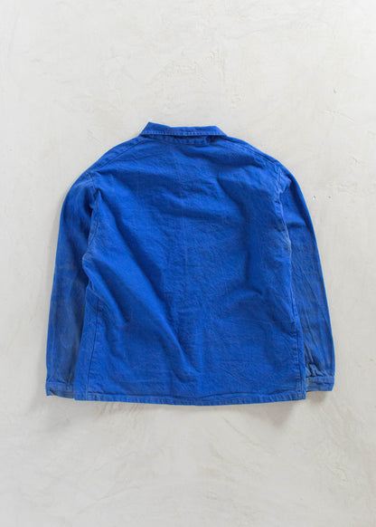 Vintage 1980s Bleu de Travail Workwear Chore Jacket Size XL/2XL