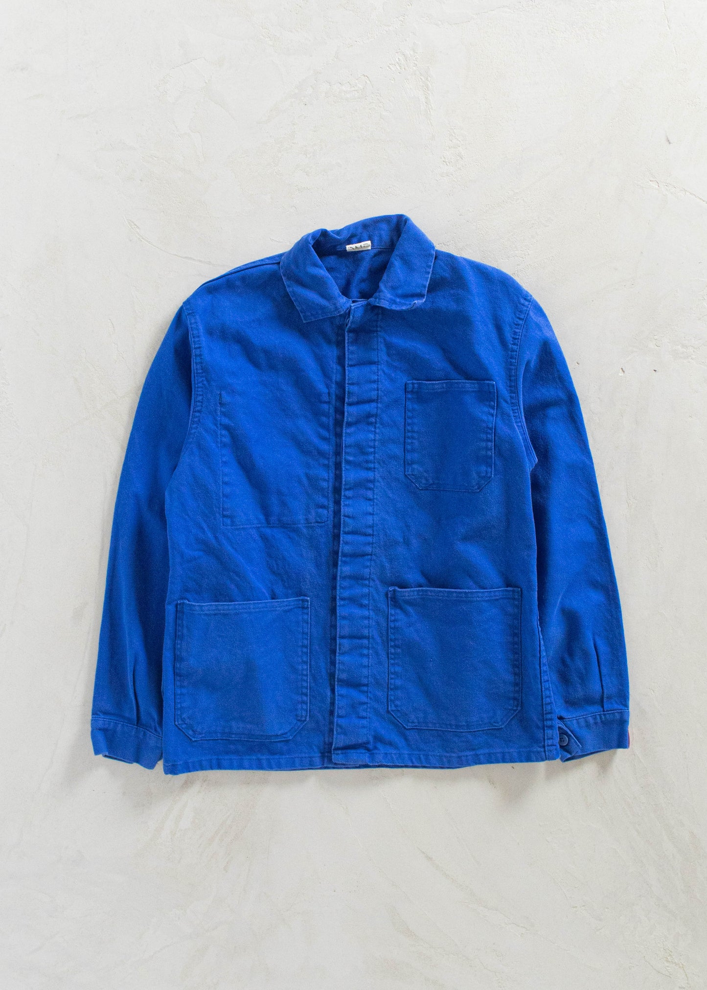 Vintage 1980s DMD Bleu de Travail Workwear Chore Jacket Size S/M