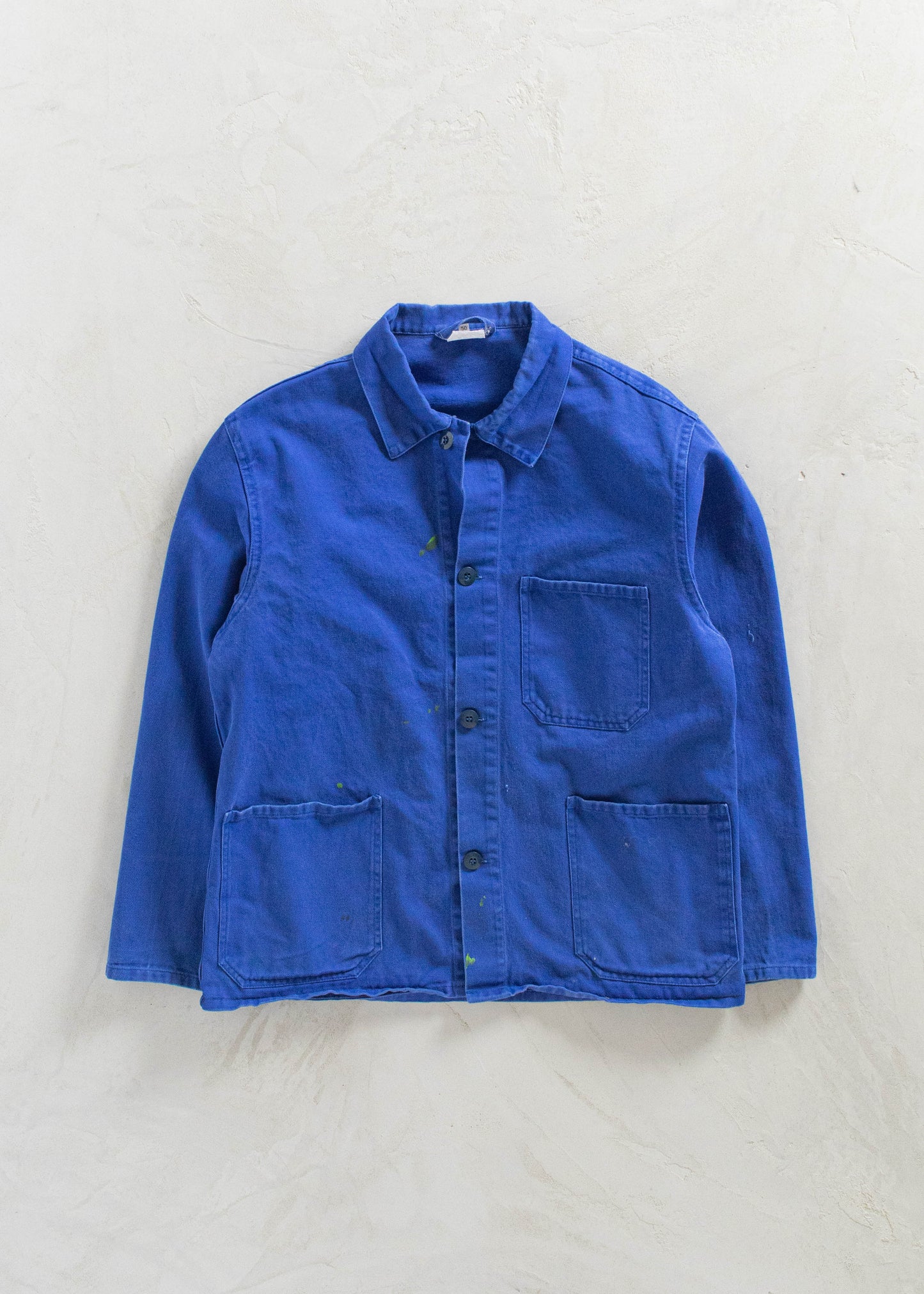 Vintage 1980s Bleu de Travail Workwear Chore Jacket Size M/L