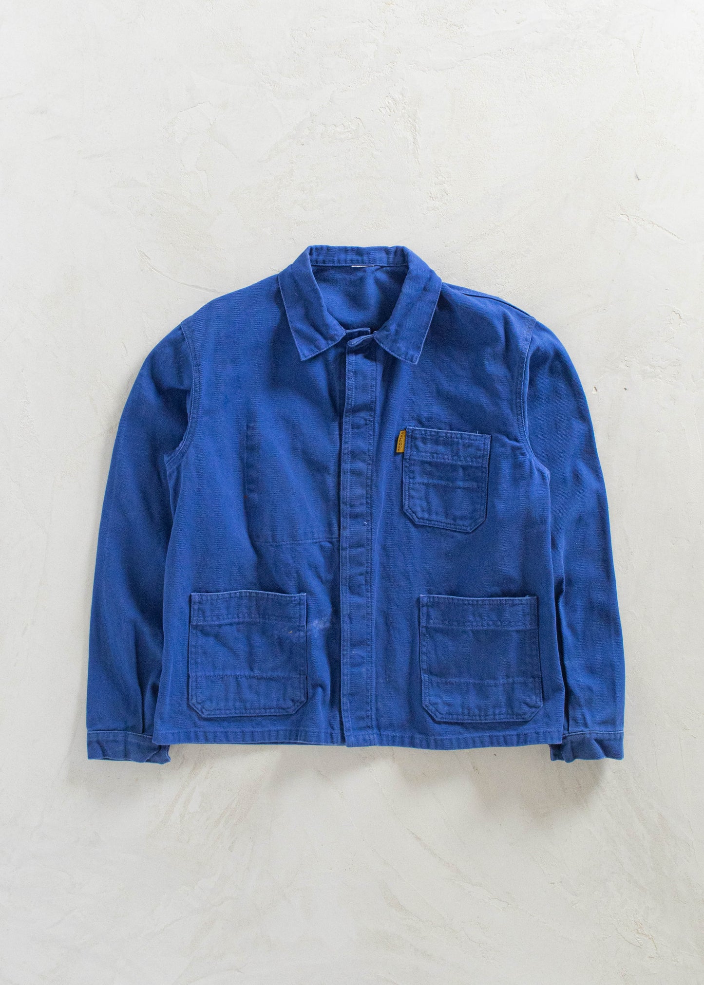 Vintage Mercure 1980s Bleu de Travail Workwear Chore Jacket Size M/L