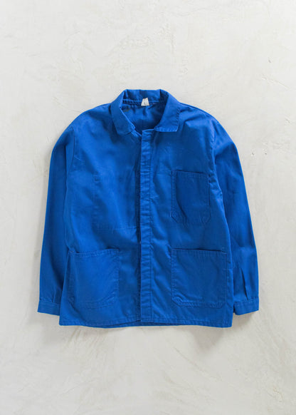 Vintage 1980s Bleu de Travail Workwear Chore Jacket M/L