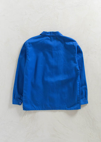 Vintage 1980s Bleu de Travail Workwear Chore Jacket M/L