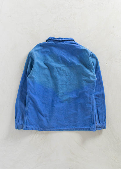 Vintage 1980s Bleu de Travail Workwear Chore Jacket Size L/XL