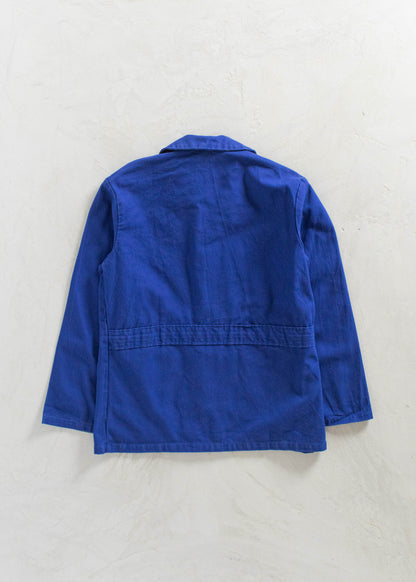 Vintage 1980s Bleu de Travail Workwear Chore Jacket Size M/L