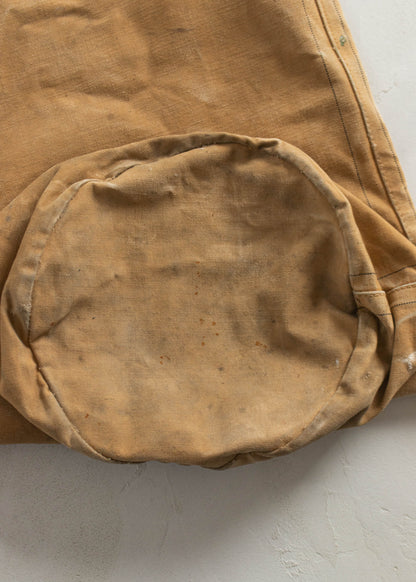 Vintage 1940s Canvas Duffle Bag