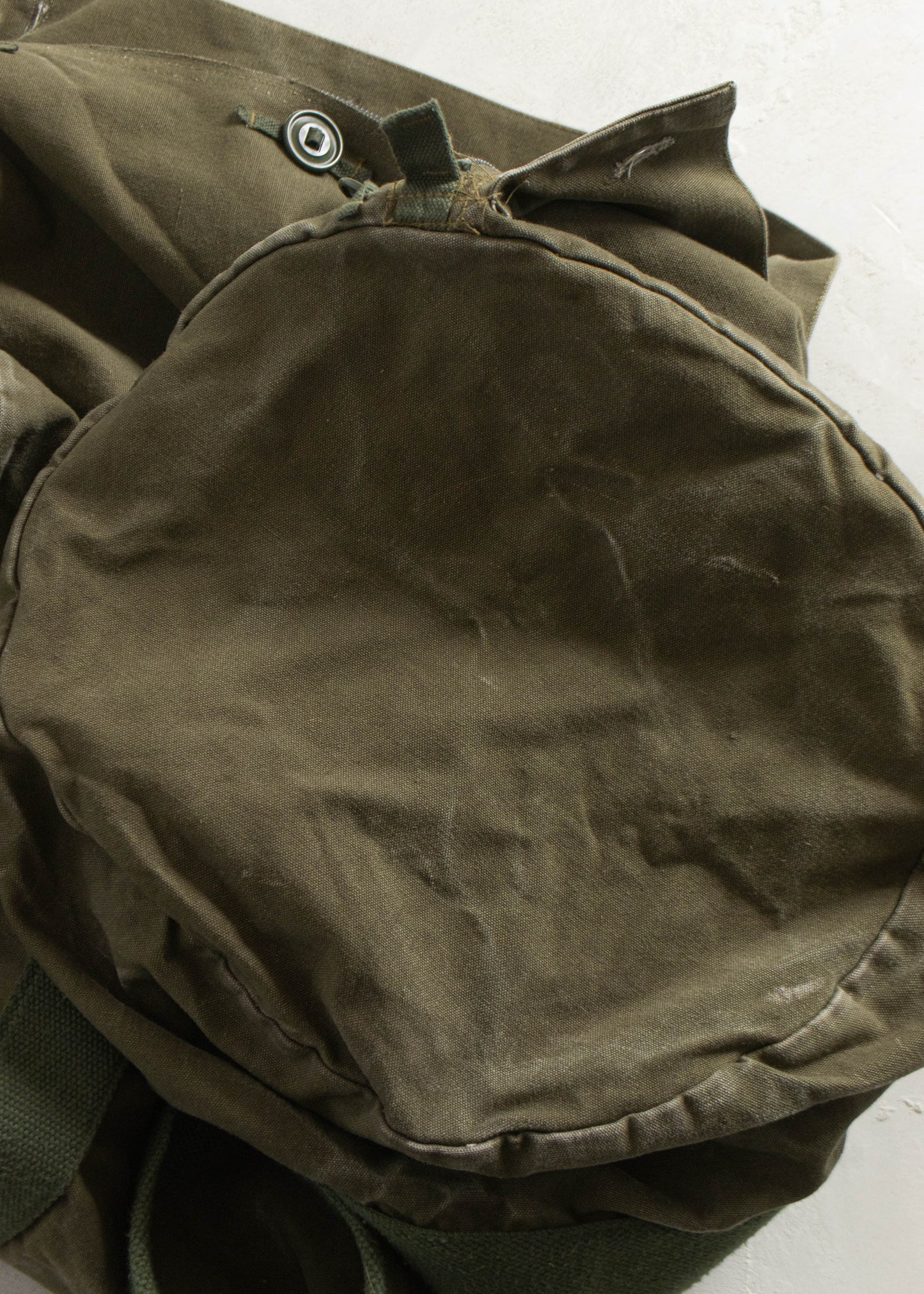 Vintage 1980s Military Canvas Duffle Bag