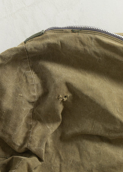 Vintage 1980s Military Canvas Duffle Bag