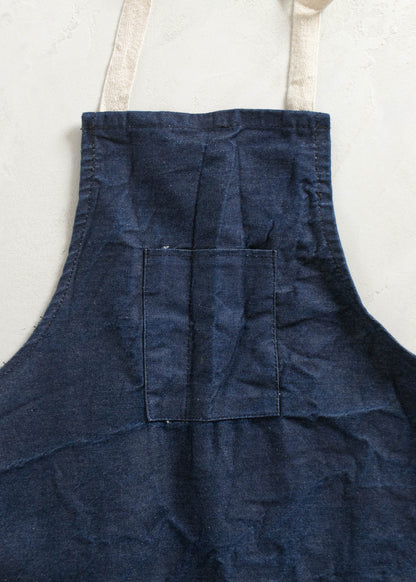 Vintage 1980s Denim Workshop Apron