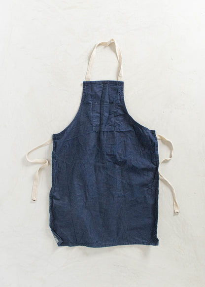 Vintage 1980s Denim Workshop Apron