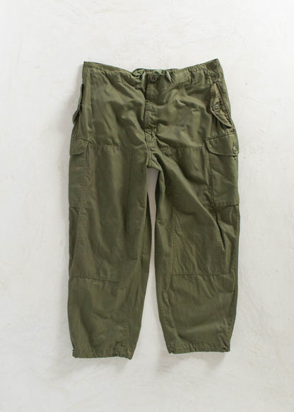 Vintage 1970s Military Wind Cargo Pants Size XL/2XL