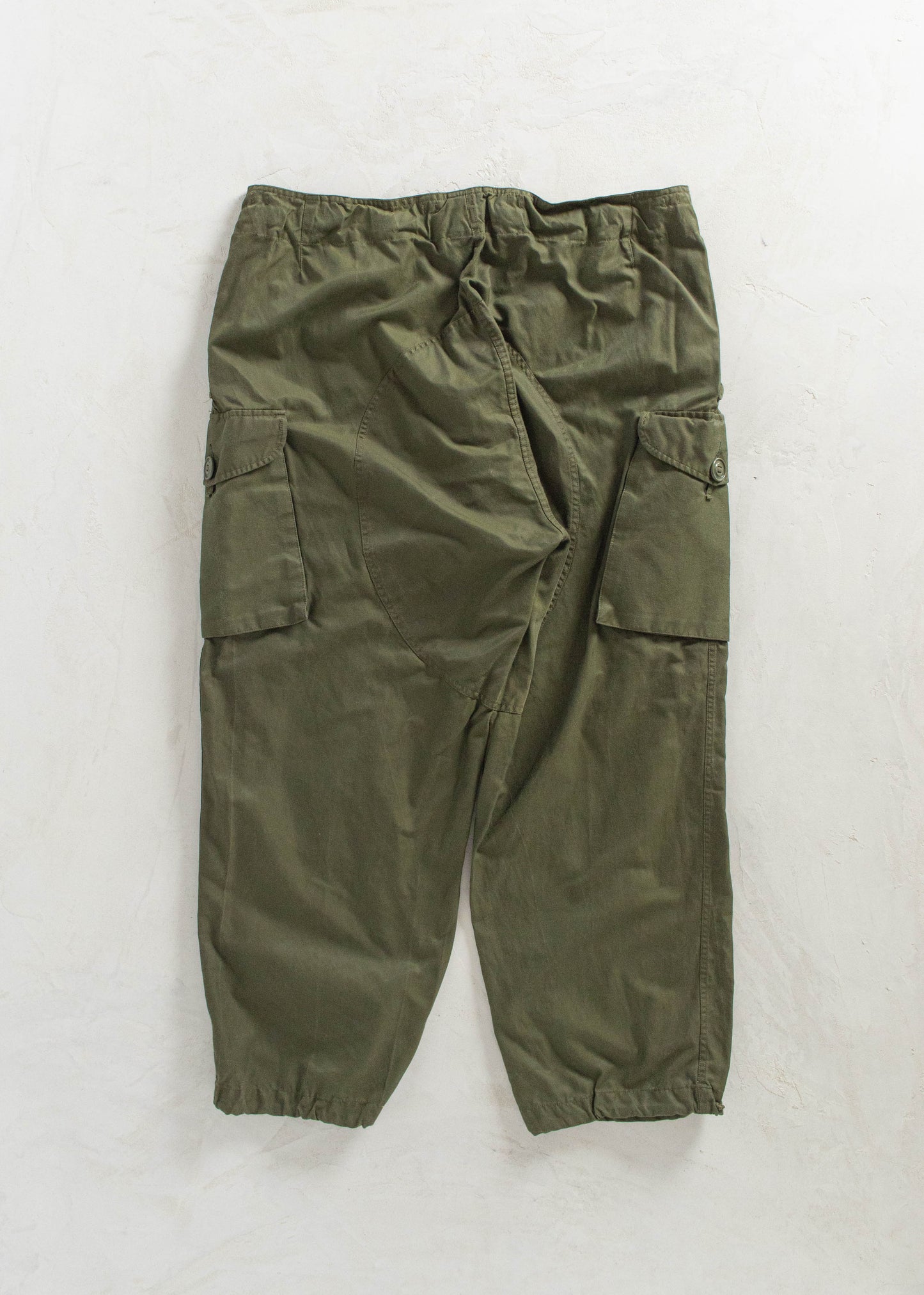 Vintage 1970s Military Wind Cargo Pants Size XL/2XL