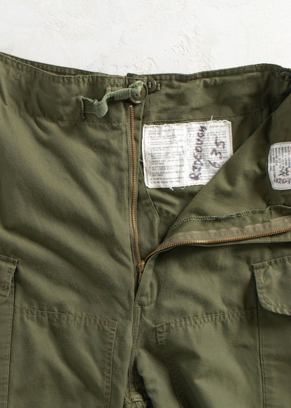 Vintage 1980s Military Wind Cargo Pants Size S/M