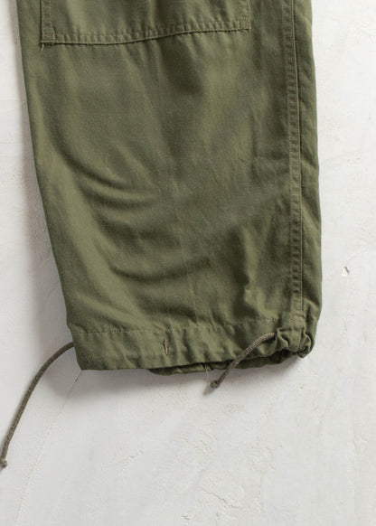 Vintage 1980s Military Wind Cargo Pants Size S/M