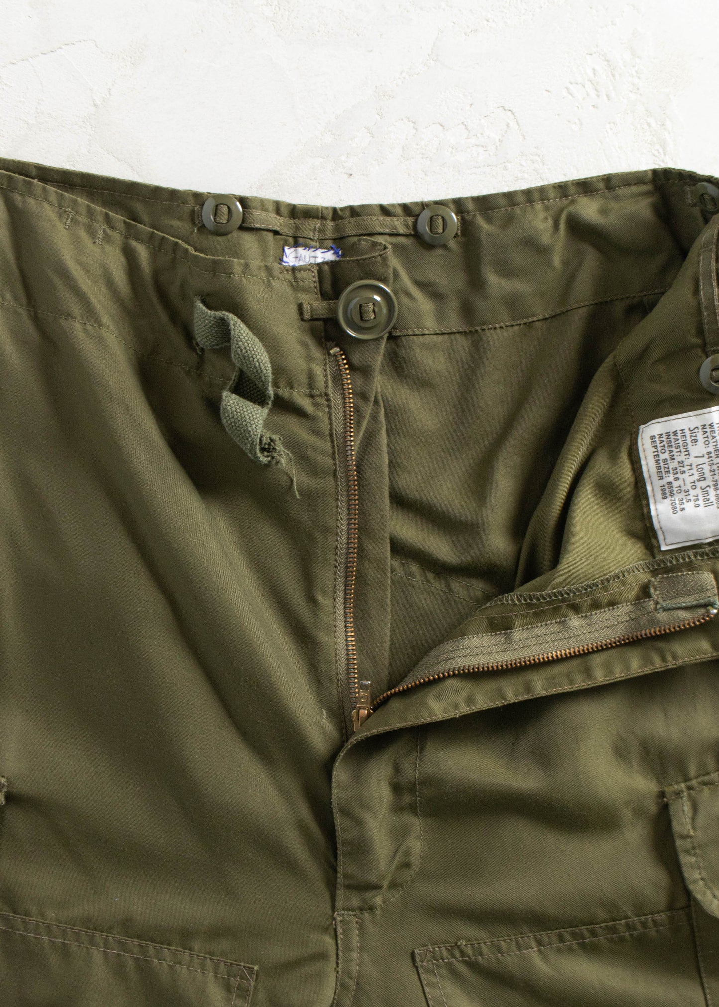 Vintage 1980s Military Wind Cargo Pants Size S/M