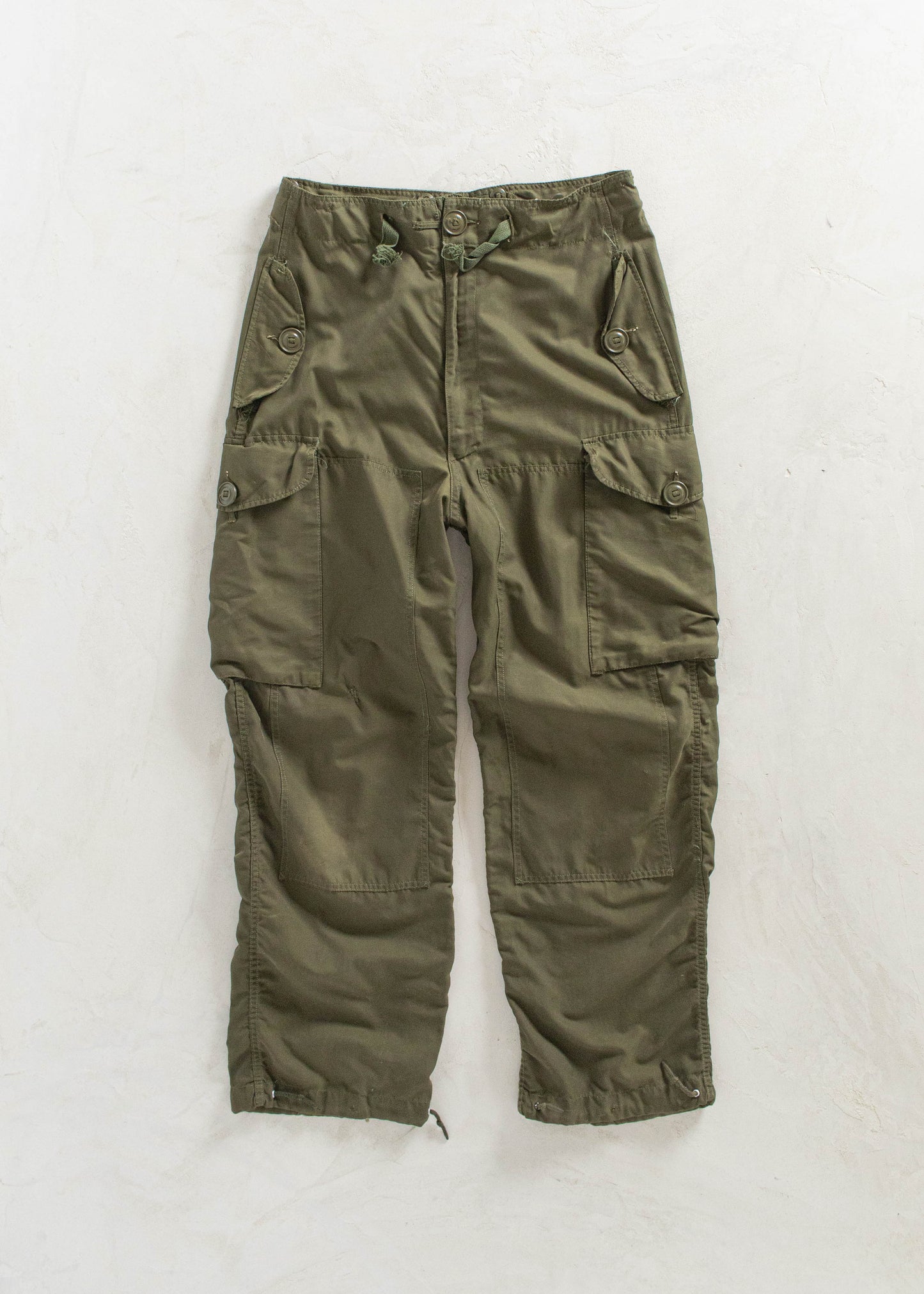 Vintage 1980s Military Wind Cargo Pants Size S/M