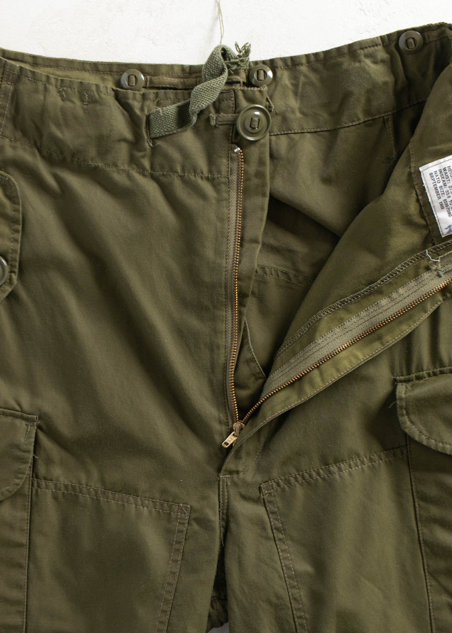 Vintage 1980s Military Wind Cargo Pants Size S/M