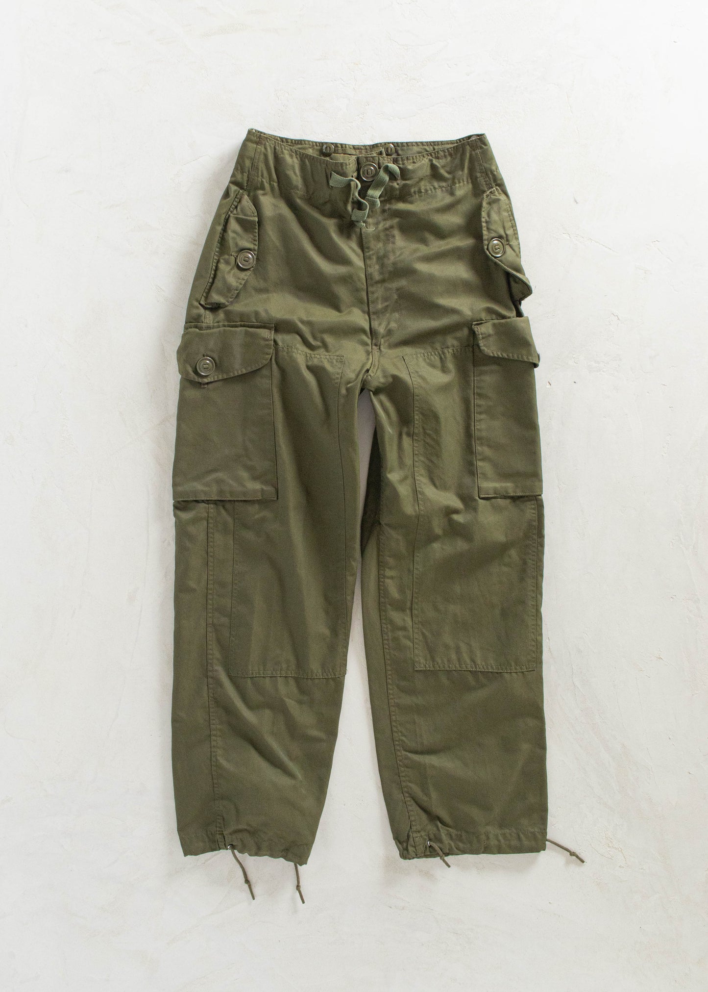 Vintage 1980s Military Wind Cargo Pants Size S/M