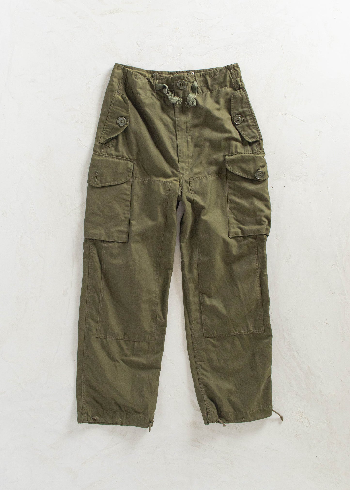 Vintage 1980s Military Wind Cargo Pants Size S/M