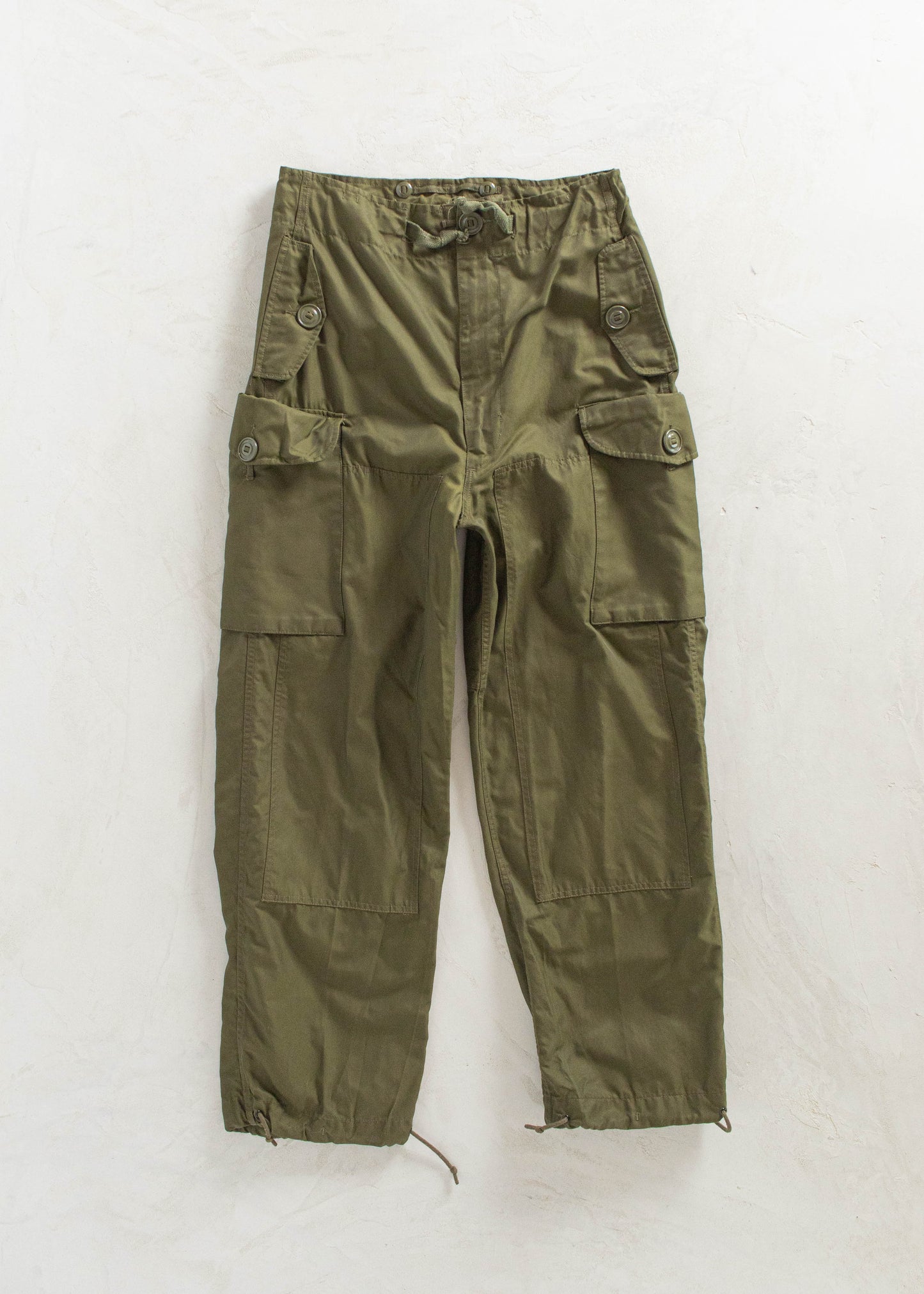 Vintage 1980s Military Wind Cargo Pants Size S/M