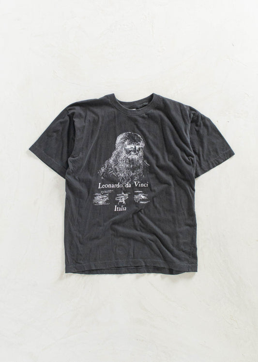 Leonardo Da Vinci T-Shirt Size M/L