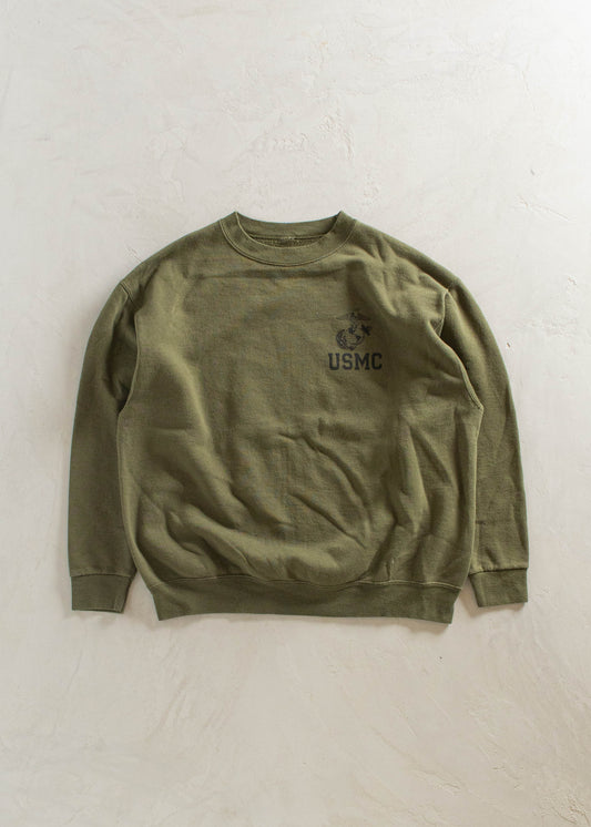 1990s USMC Sweatshirt Size L/XL