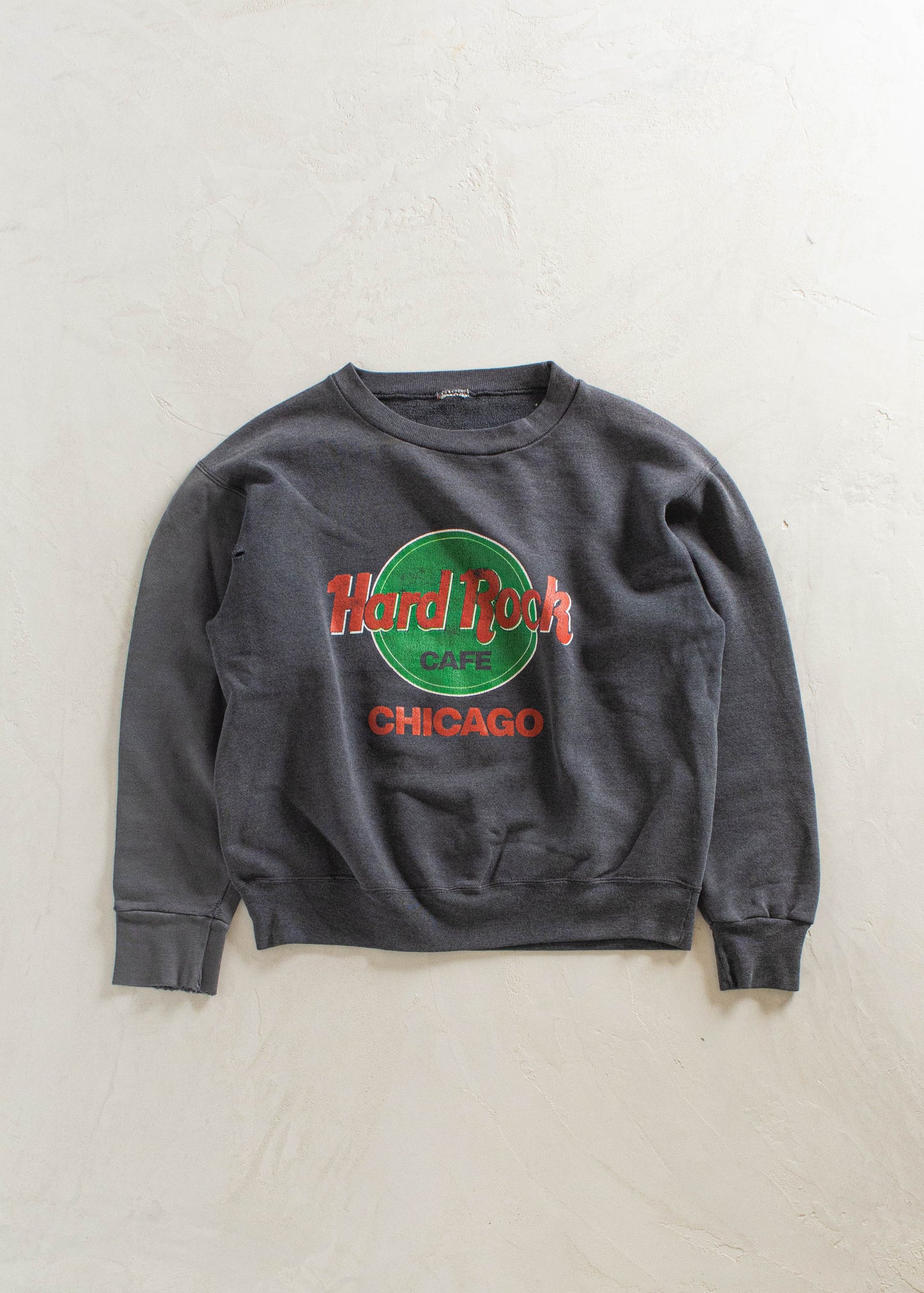 1980s Hard Rock Cafe Chicago Souvenir Sweatshirt Size M/L