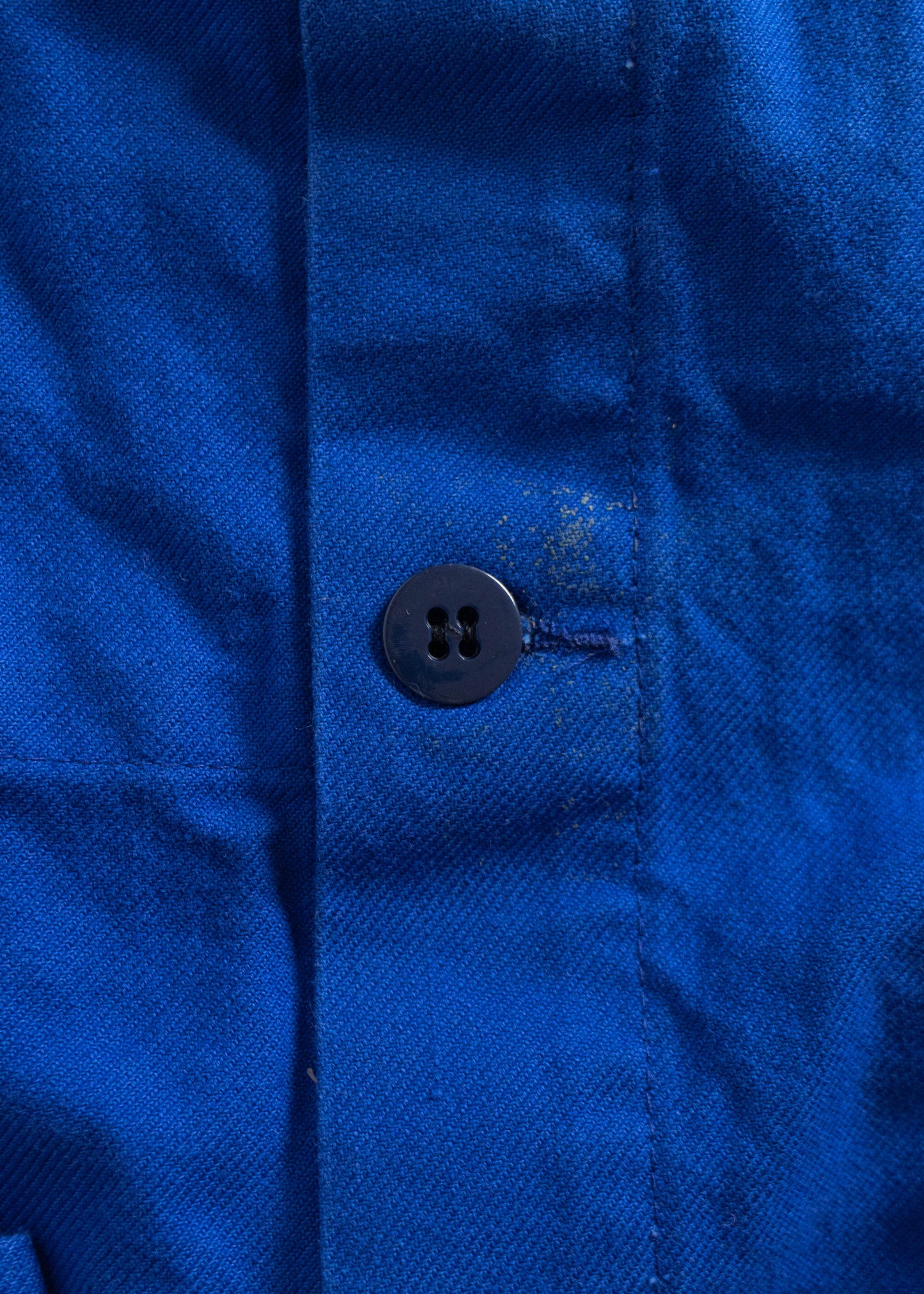 Vintage 1980s Bleu de Travail French Workwear Chore Coat Size L/XL