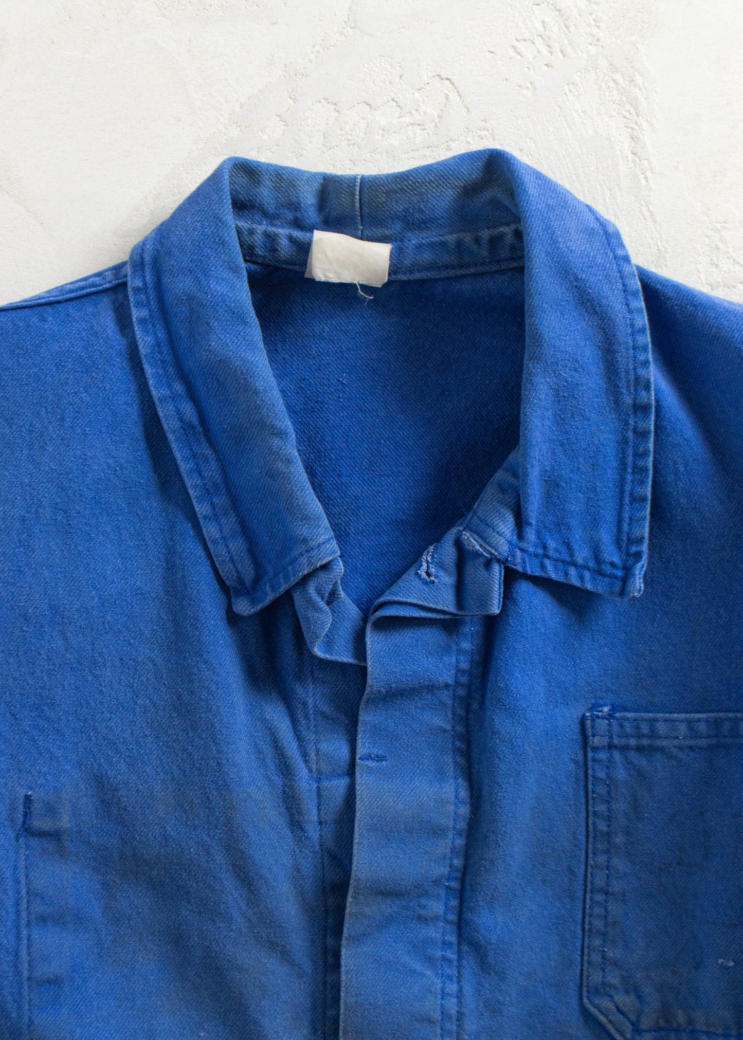 Vintage 1980s Bleu de Travail French Workwear Chore Jacket Size XS/S