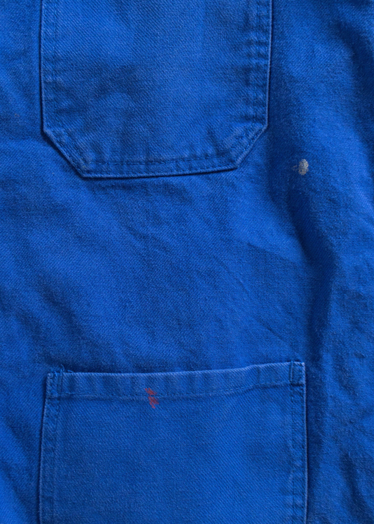 Vintage 1980s Ergos Bleu de Travail French Workwear Chore Coat Size M/L