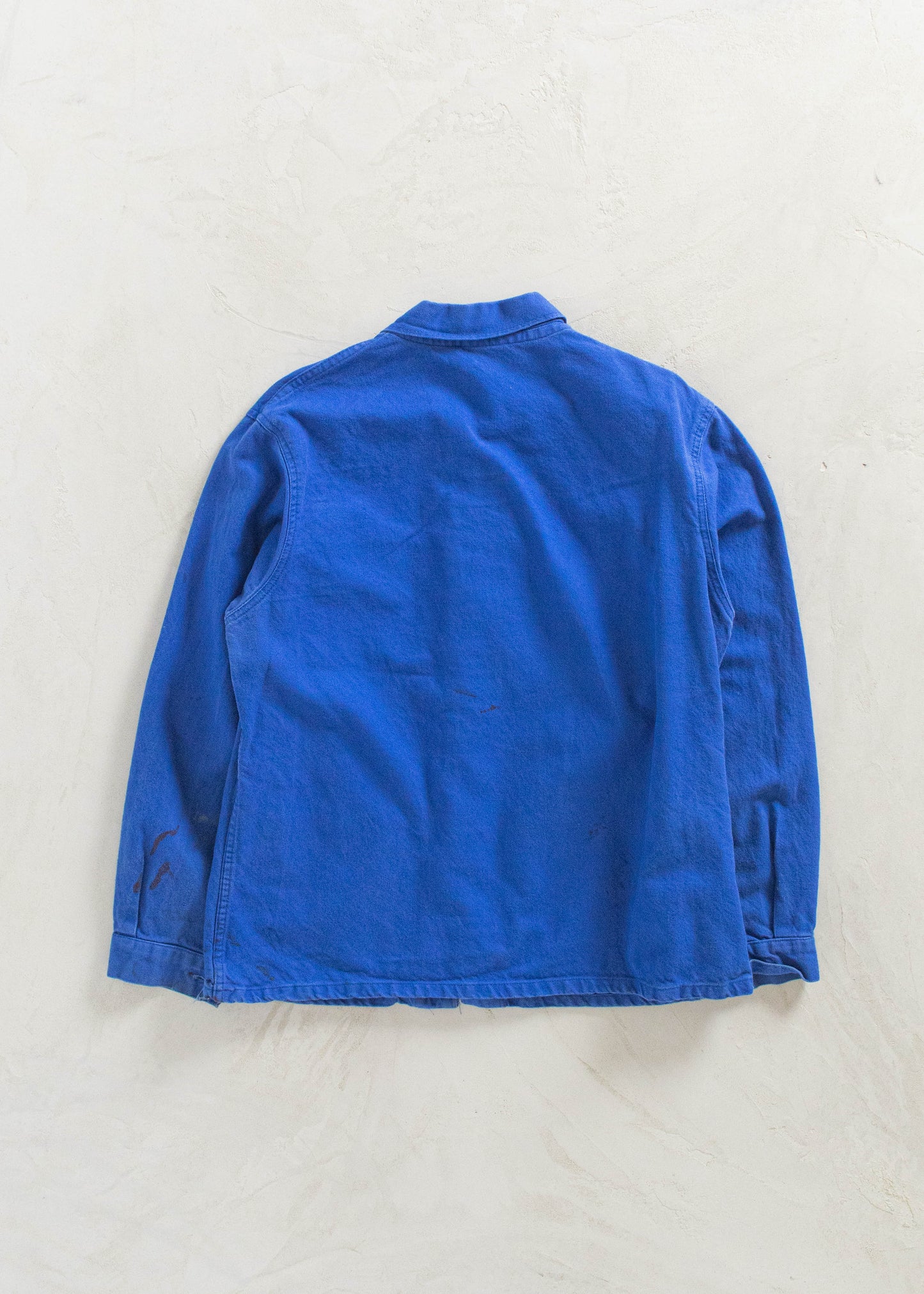 Vintage 1980s L'idéal Bleu de Travail French Workwear Chore Jacket Size S/M