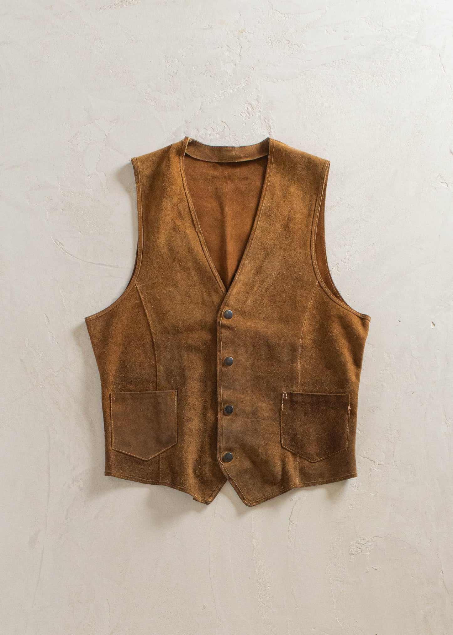 1970s Suede Vest Size XS/S