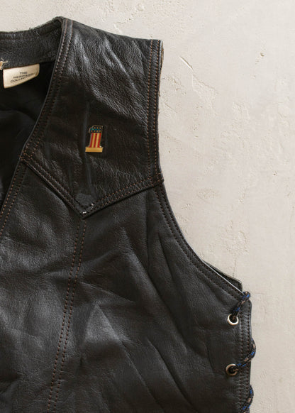 1980s Heritage Collection Leather Vest Size S/M