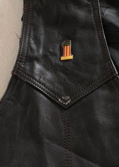 1980s Heritage Collection Leather Vest Size S/M