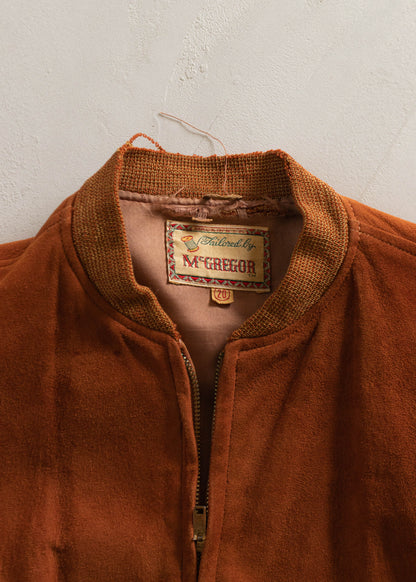 1950s McGregor Suede Bomber Jacket Size XS/S