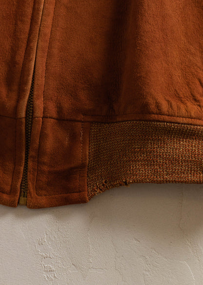 1950s McGregor Suede Bomber Jacket Size XS/S