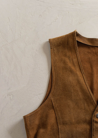 1970s Suede Vest Size XS/S