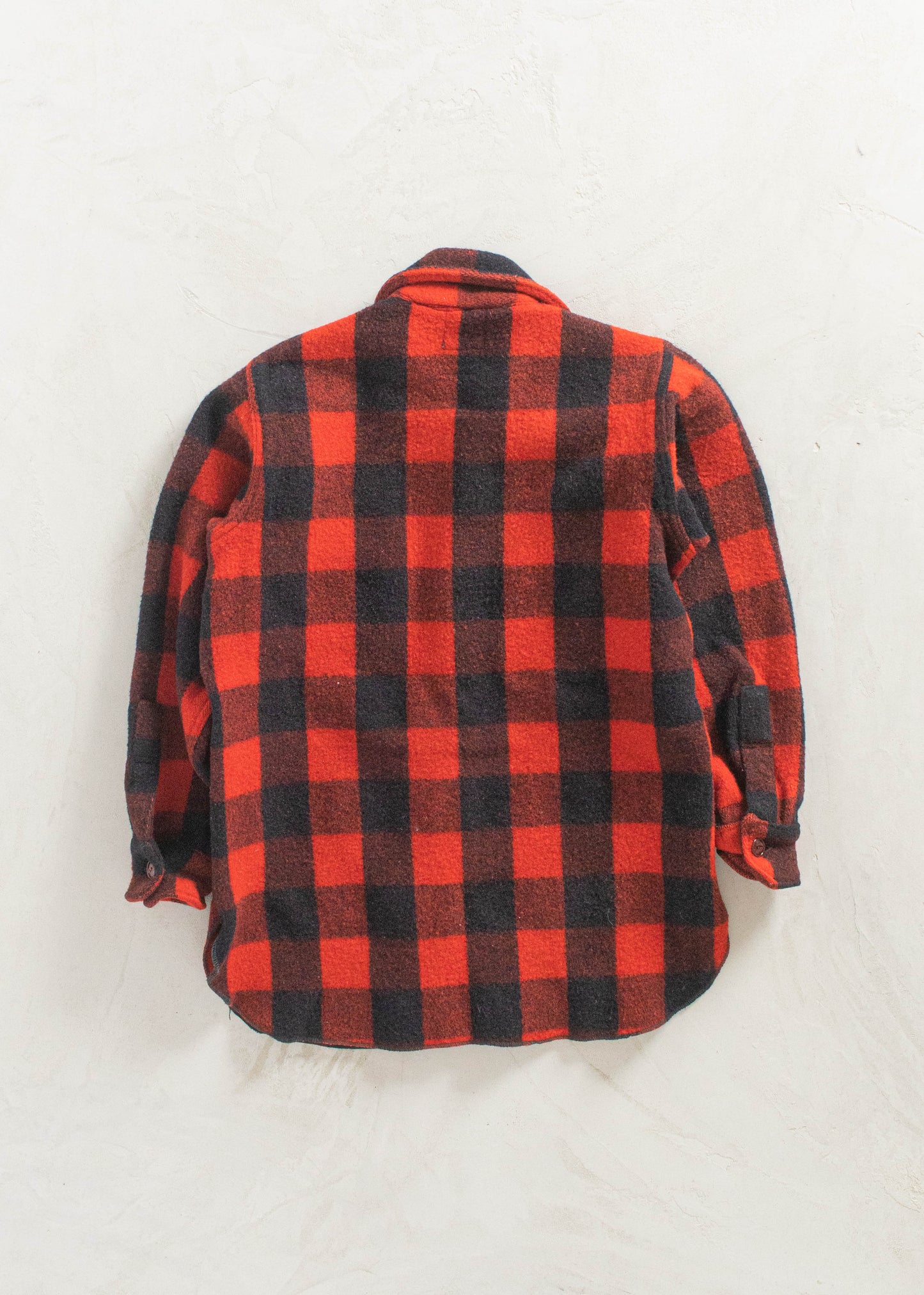 Vintage 1950s Woolrich Wool Flannel Button Up Shirt Size XS/S