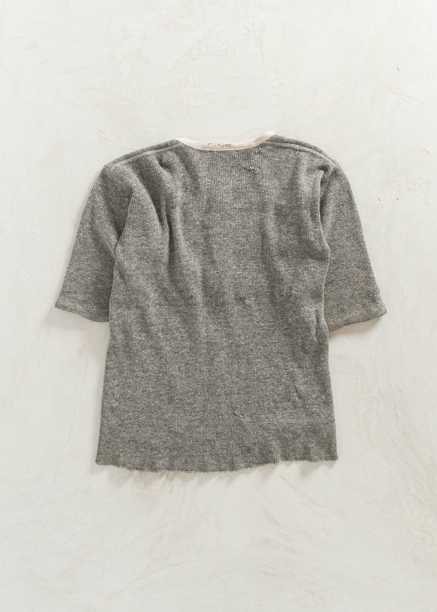 Vintage 1980s Stanfield's Wool Henley Size M/L