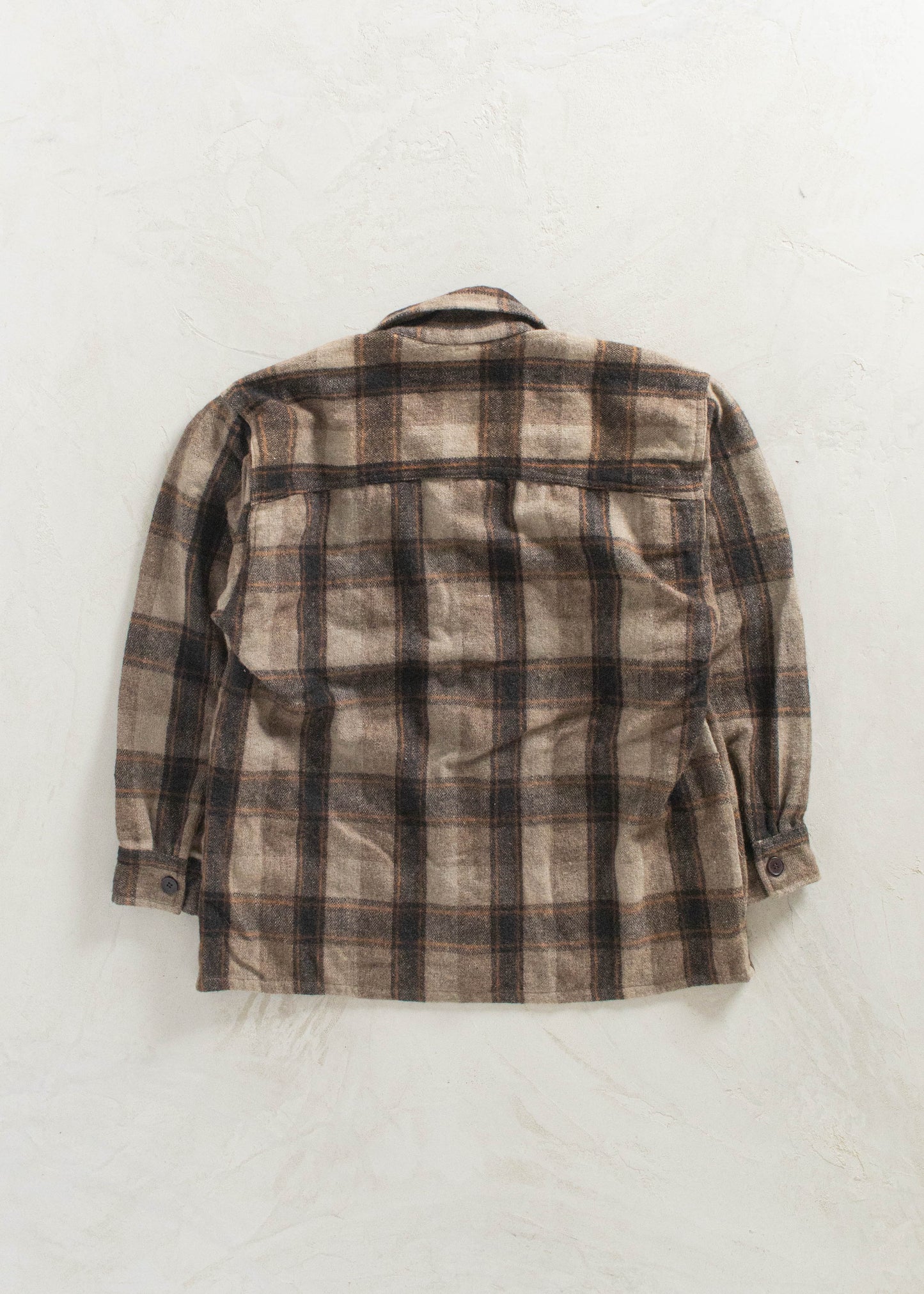 Vintage Wool Flannel Button Up Shirt Size 2XL/3XL